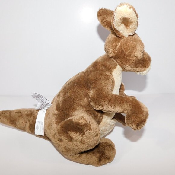 Gund 10" Plush Brown Jirra Kangaroo Mom and Baby Joey Stuffed Animal 031074 - Picture 8 of 8